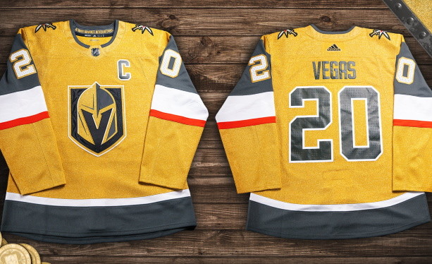 The Vegas Golden Knights unveil their new third-jersey.