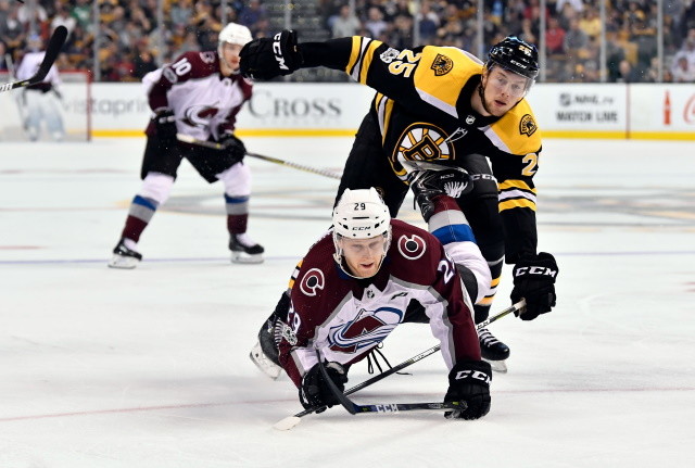 Brandon Carlo will be out for a while. Nathan MacKinnon and Cale Maker both skated yesterday. Jacob Trouba returns early.