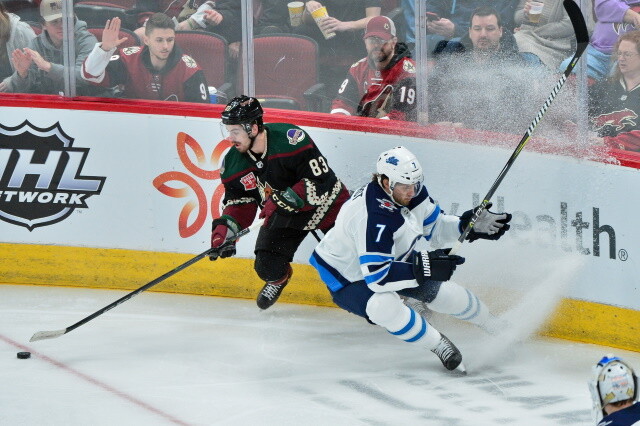 Conor Garland would be a phenomenal add by the Boston Bruins but would Arizona consider it? Also, more on the Winnipeg Jets...