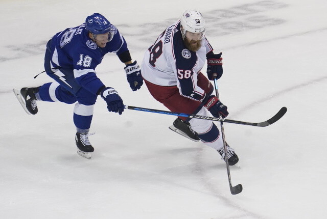 The Columbus Blue Jackets are not sure what direction they'll take the NHL trade deadline. David Savard and the Lightning would be a fit.