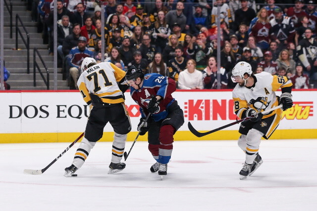 The Colorado Avalanche could get three back on Friday. Evgeni Malkin cleared for full contact. Colton Parayko could be ready tonight.