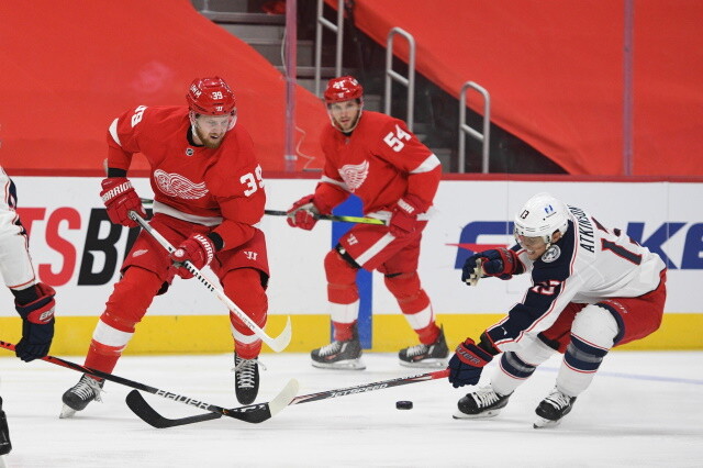 Blue Jackets - Red Wings talked Anthony Mantha. Ryan Getzlaf was okay with the Golden Knights. Rangers wanted to terminate Anthony DeAngelo.