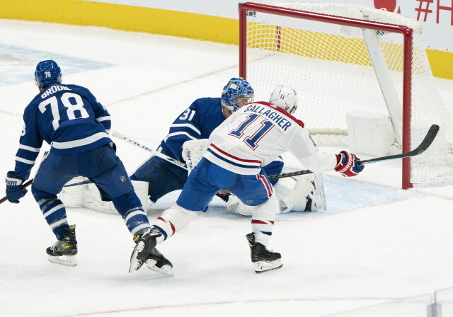 The Montreal Canadiens could get some LTIR space if they put Brandon Gallagher on it. Toronto Maple Leafs GM Kyle Dubas on the trade deadline.