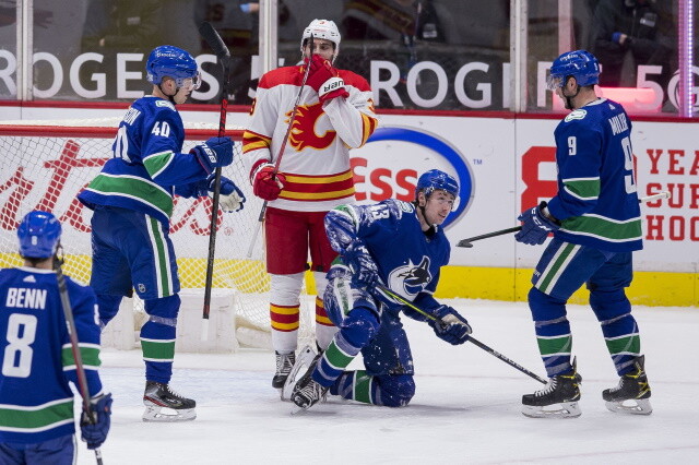 Two Vancouver Canucks of COVID list, team practice today. Senators sign Mads Sogaard. Linus Ullmark injured. Matt Murray to play.