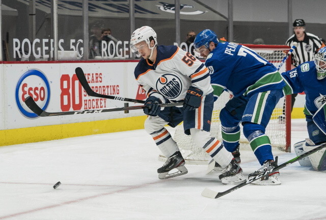 Ken Holland and the Edmonton Oilers try to chart a course to fill some needs before the trade deadline as the Vancouver Canucks try to sell.