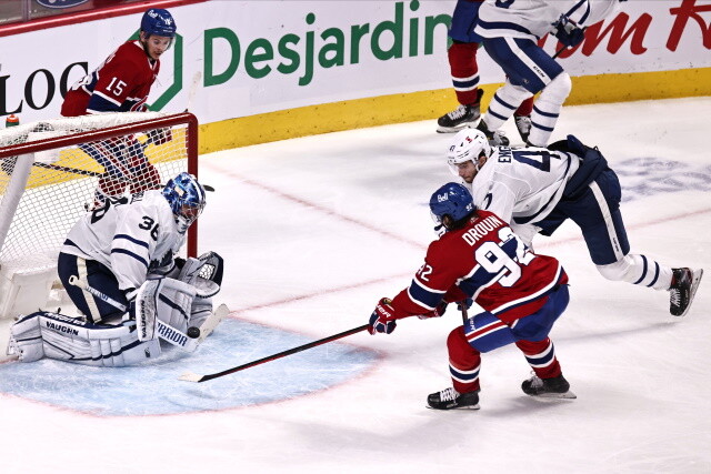 Jonathan Drouin takes a personal leave of absence. Quinton Byfield makes his NHL debut. Joe Thornton hits 1,100 assists.