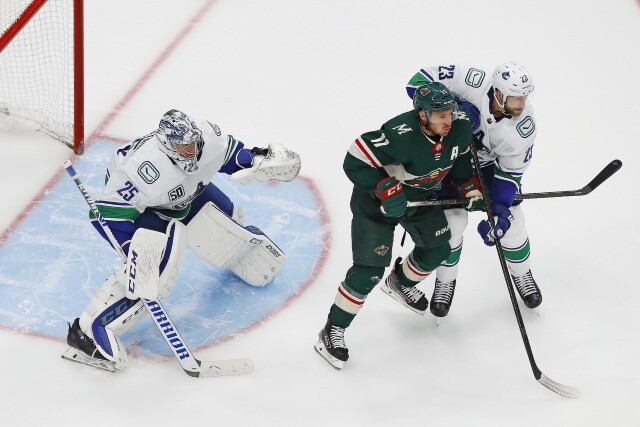 Zach Parise on if his time with the Minnesota Wild could be coming to an end. The Vancouver Canucks need improve on the blue line.