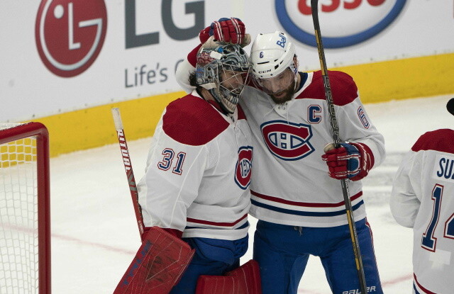 List of injured Montreal Canadiens. Steven Stamkos and Nikitia Kucherov will be ready for the playoffs. Nick Foligno skates but doesn't practice.