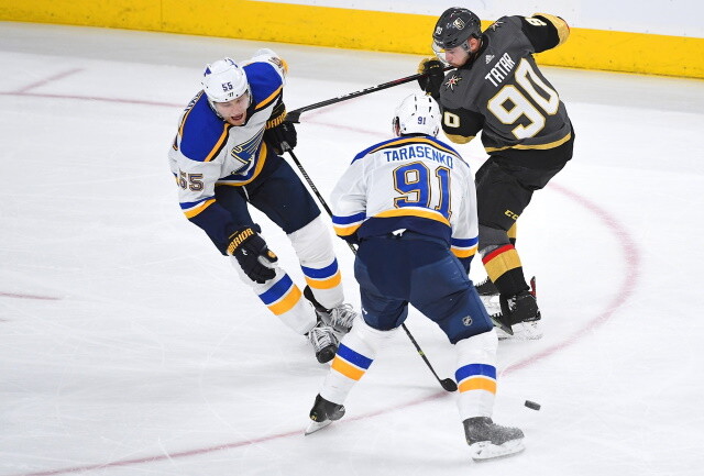 Do teams that missed out on Brandon Saad turn to Tomas Tatar or Vladimir Tarasenko? Can the Blues retain a bit of Tarasenko's salary?