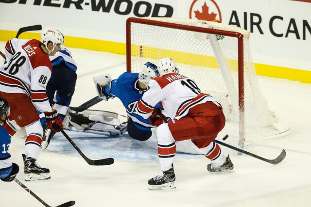 RFA Conor Garland is open to anything. Sharks looking at bottom-six, Jets at defensemen. Hurricanes and Dougie Hamilton to talk again today