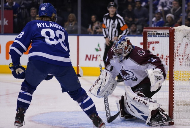 Avs and Philipp Grubauer still talking. Toronto Maple Leafs interseted in Grubauer? Kraken to sign Jaden Schwartz. Hurricanes to sign DeAngelo.