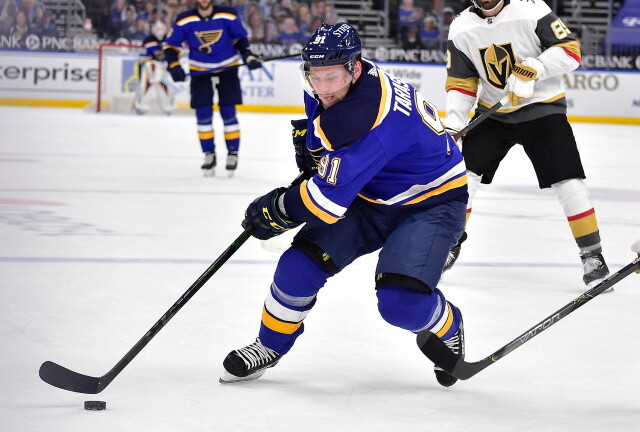 Will the Ottawa Senators look to move a defenseman? Brad Richardson mulling offers. St. Louis Blues still trying to trade Vladimir Tarasenko.