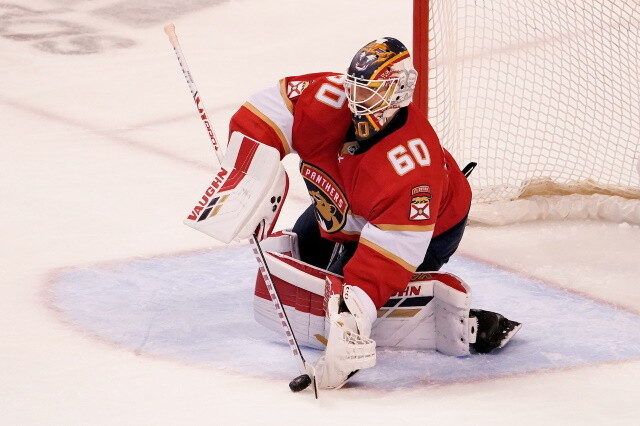 Do the Florida Panthers trade Chris Driedger's rights or do they hang on to see if the Seattle Kraken want to select him in the expansion draft?