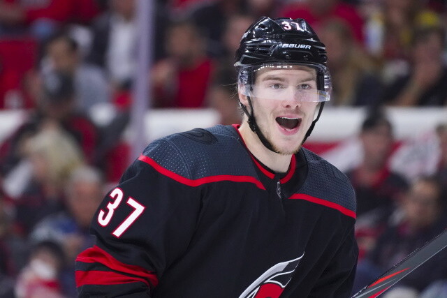 A bridge for Andrei Svechnikov? Carolina Hurricanes need for secondary scoring. Kirill Kaprizov trade options may be limited.