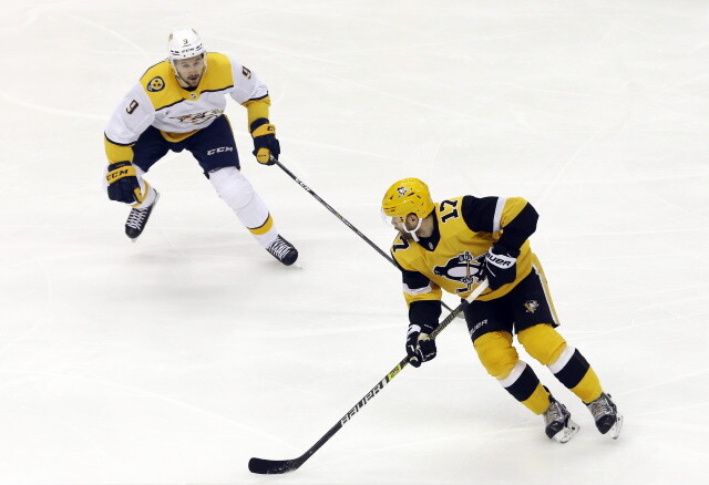 Predators and Filip Forsberg to talk soon. To early to say if the Pittsburgh Penguins will be sellers. NY Rangers looking for a middle-six.