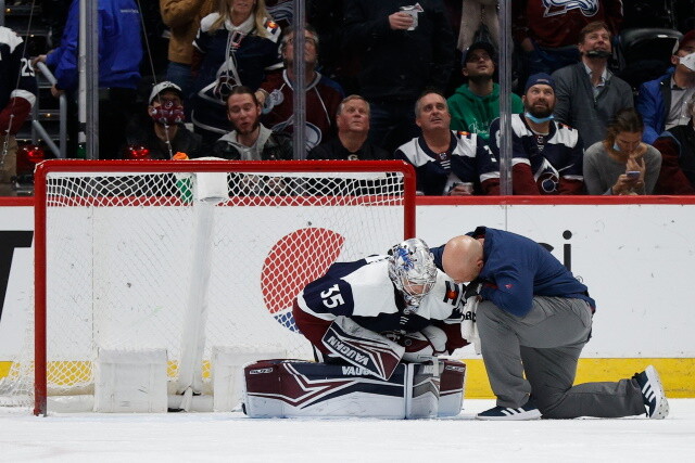 Darcy Kuemper pulled by a concussion spotter. Jason Robertson "very questionable." Montreal Canadiens injury updates. Jason Zucker activated.