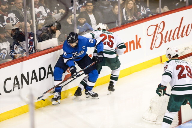 Jakob Chychrun activated off the IR. Jonas Brodin skating. Jack Eichel a month or two away. Blake Wheeler needs some contact before returning