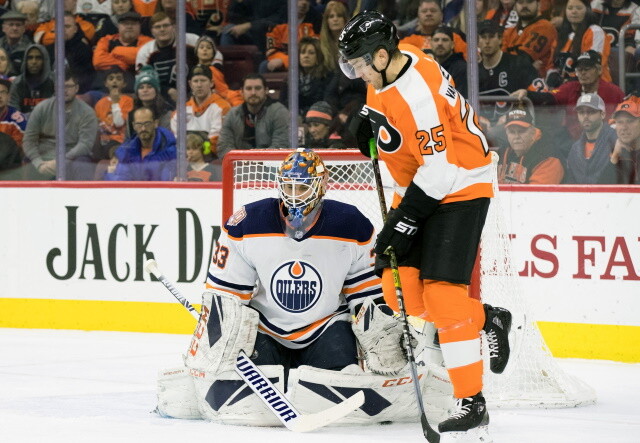 Still believing in the Edmonton Oilers' goaltending, or maybe not... Flyers haven't talked to Claude Giroux or other teams about his future