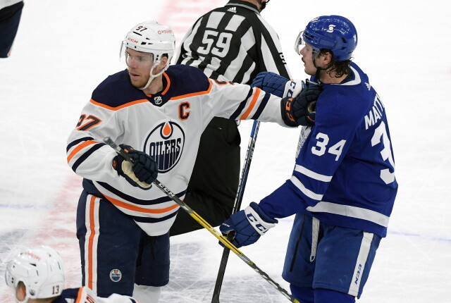 Canadian teams can't have many more games postponed. Five schedule changes. Auston Matthews and Connor McDavid getting retested.