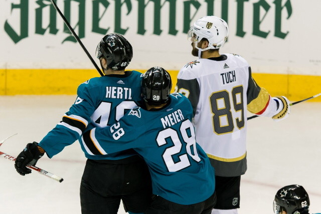 The San Jose Sharks have decisions to make with Tomas Hertl, Timo Meier. The Dallas Stars have four big pending UFAs to wonder about.