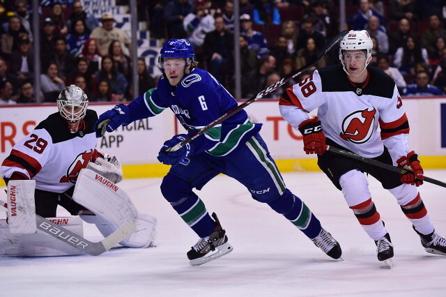 Will the Vancouver Canucks look at trading Brock Boeser instead of J.T. Miller? Are the New Jersey Devils interested in Boeser?