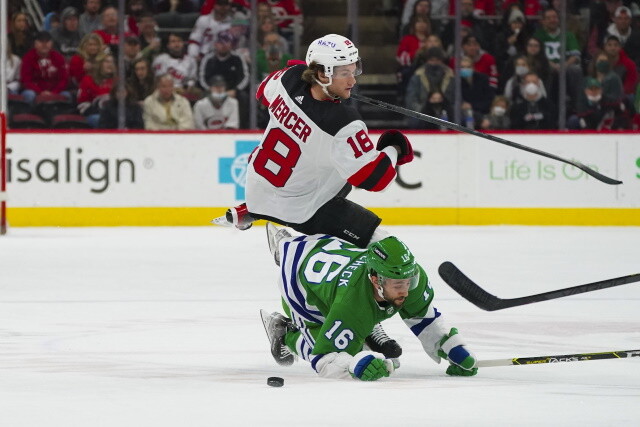 An open mind for New Jersey Devils GM as the trade deadline draws near. The Carolina Hurricanes are in no rush to make a move.