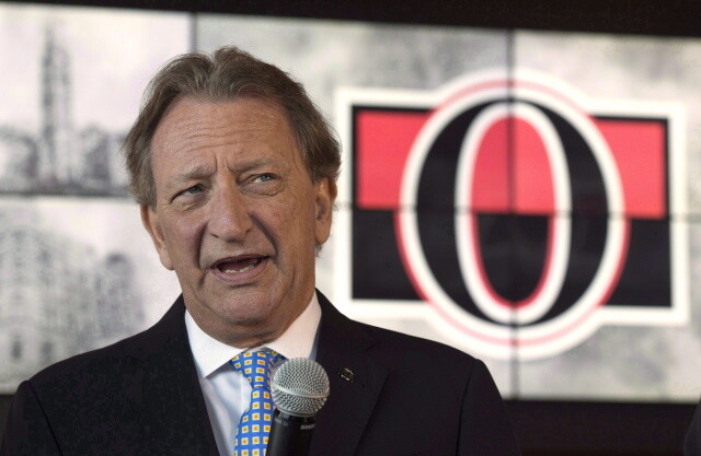 Ottawa Senators owner Eugene Melnyk passes away. Two minor trades. The Washington Capitals sign two. Canucks prospect returning to school.