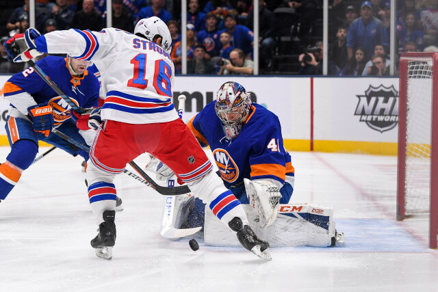 Rangers GM won't comment on Ryan Strome talks. Semyon Varlamov received lots of interest. Leafs GM Dubas on their first-round pick, roster slots