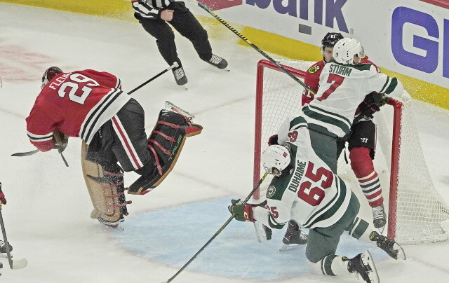 Sources are saying the Minnesota Wild are zeroing in on Chicago Blackhawks Marc-Andre Fleury and he may be willing to go there.