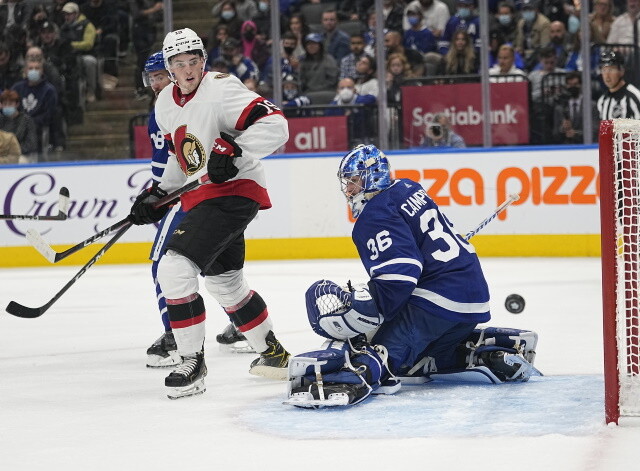 Patrice Bergeron could get clearance this morning. Drake Batherson activated from the IR. Jack Campbell progressing.