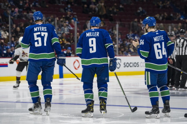 The Vancouver Canucks still are talking with J.T. Miller but are assessing his trade value as well.