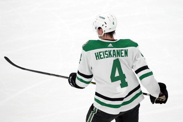 Miro Heiskanen aims for the Norris Trophy and up err higher for Dallas this year.