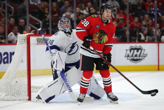 The Tampa Bay Lightning have acquired forward Brandon Hagel, 2022 and 2024 fourth-round picks from the Chicago Blackhawks for a 2023 and 2024 first-round pick, Boris Katchouk and Taylor Raddysh.