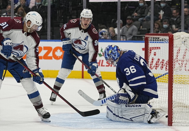 Nazem Kadri being evaluated. Anton Lundell could return this weekend. Jason Zucker re-injured. Jack Campbell returns. Jake Muzzin real close.