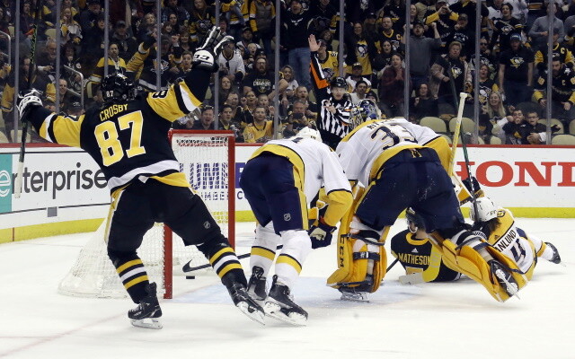 Pittsburgh Penguins Sidney Crosby recorded his 1,400th NHL point in his 1,100th game. He is the 22nd player to record 1,400 points.