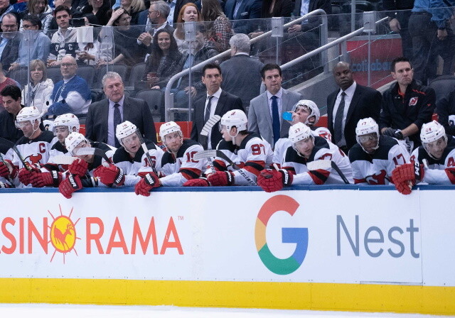 NHL not going to add 'play-in' games to their playoff format. Devils move on from two assistant coaches. King Clancy Memorial Trophy nominees.