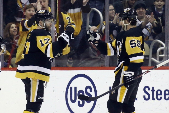 Three of the Pittsburgh Penguins free agents - Kris Letang, Bryan Rust and Rickard Rakell - talk to the media yesterday.