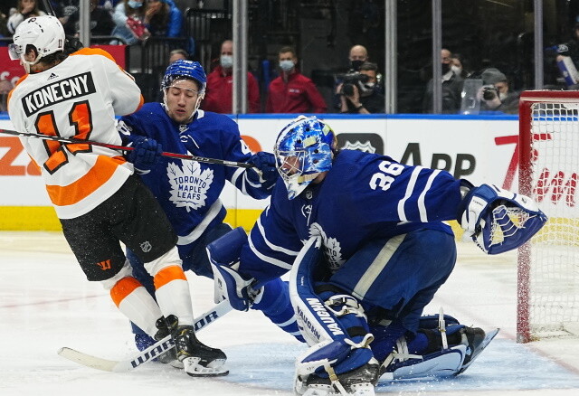 Can the Maple Leafs afford $5 million for Jack Campbell? What the Philadelphia Flyers need. Should the Buffalo Sabres sign a top free agent?