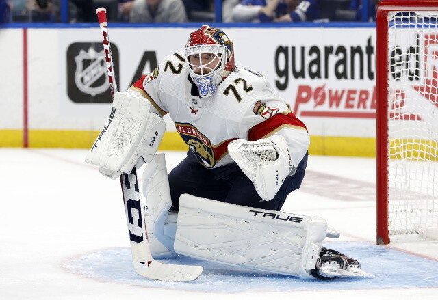 The Capitals could have a goaltender on the trade block. Panthers trying to move Bobrovsky. Don't count on a Foligno buyout.