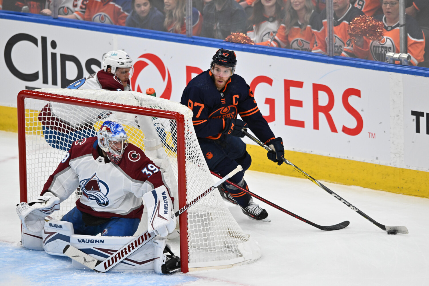 NHL: Stanley Cup Playoffs-Colorado Avalanche at Edmonton Oilers