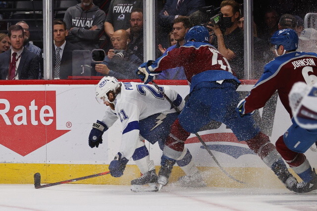 Brayden Point, Andre Burakovsky, Nazem Kadri injury updates. Stars will introduce DeBoer today. Woodcroft gets three years from the Oilers.