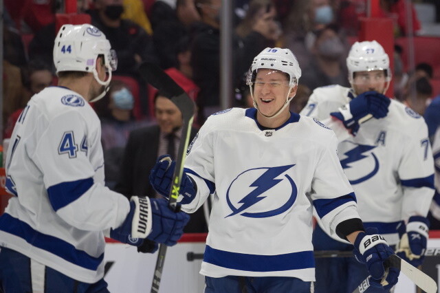 Tampa Bay Lightning GM BriseBois after freeing up some cap space. The LA Kings are not done. Rangers close on a Kaapo Kakko extension