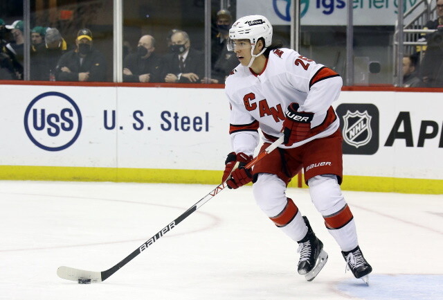 Ethan Bear re-signs with the Hurricanes. Video of how the Johnny Gaudreau signing went down. Danton Heinen re-signs with the Penguins.