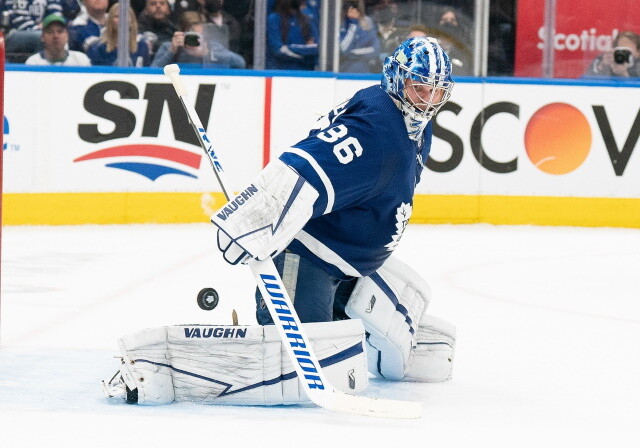 Maple Leafs to sit down with Jack Campbell. Are the Capitals eyeing Darcy Kuemper? Cam Talbot may not be happy but the Wild appear to be.