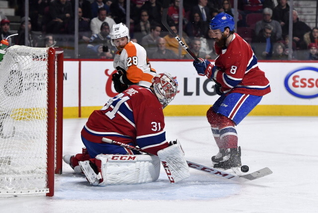 Canadiens GM Hughes on Carey Price's knee. The Canadiens re-sign Cayden Primeau. Coach John Tortorella on Flyers dressing room culture.