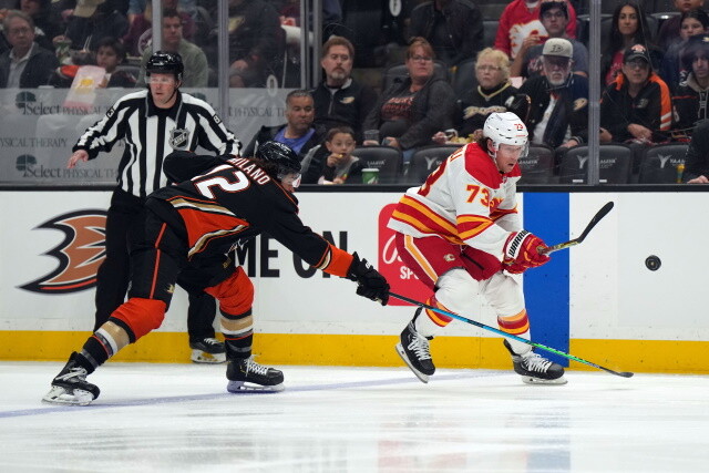 The Flames sign Sonny Milano to a PTO. The Oilers sign Jason Demers and Jake Virtanen to PTOs. The Flyers sign Antoine Roussel to a PTO.