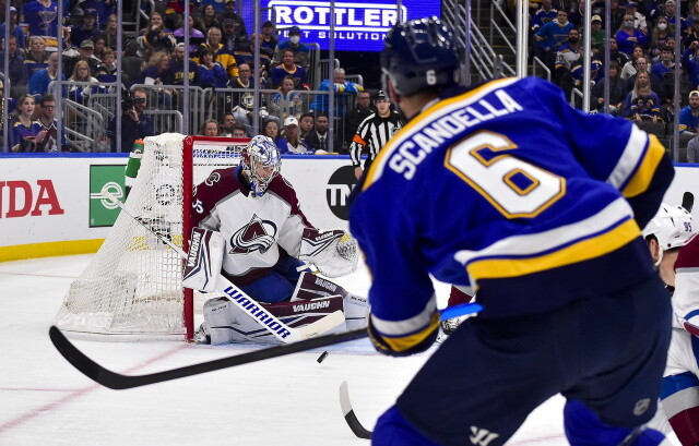 The Blues lose Marco Scandella for at least six months. The Maple Leafs lose Timothy Liljegren and Pierre Engvall to injury.