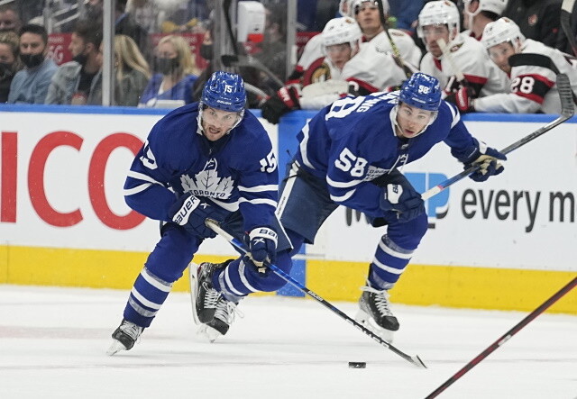 Is Jonathan Huberdeau's extension a comparable for David Pastrnak? Could the Toronto Maple Leafs be thinking eight years for Michael Bunting?