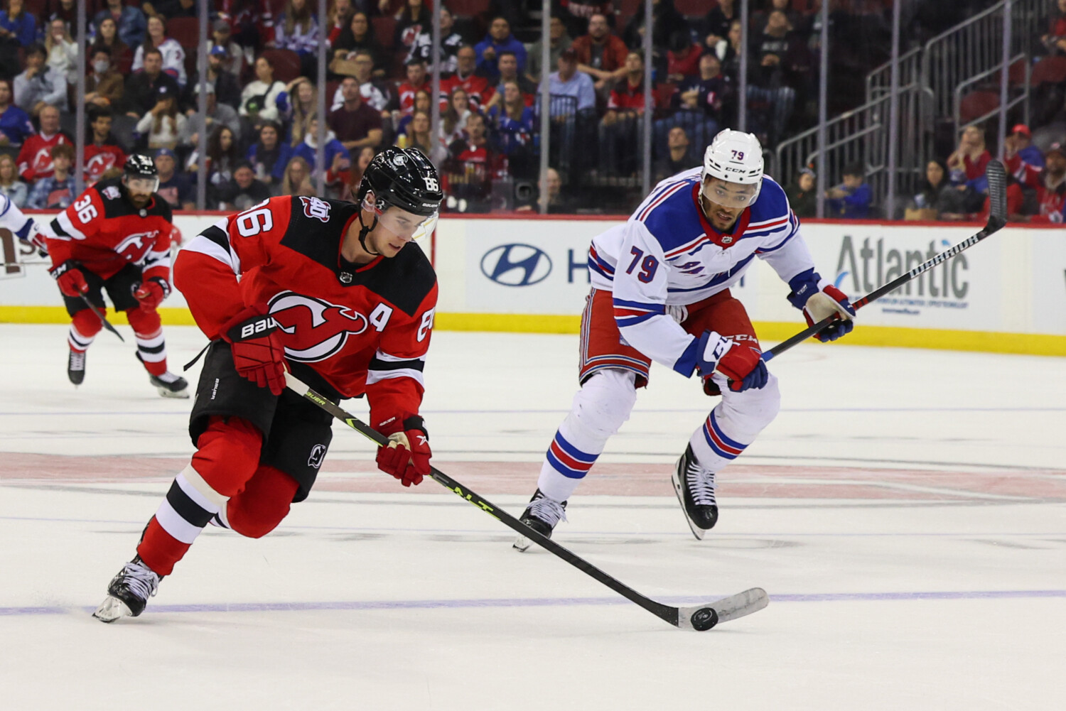 NHL: New York Rangers at New Jersey Devils