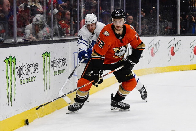 The Anaheim Ducks are open business and have plenty of assets move by the deadline. The Toronto Maple Leafs are linked to two Ducks players.